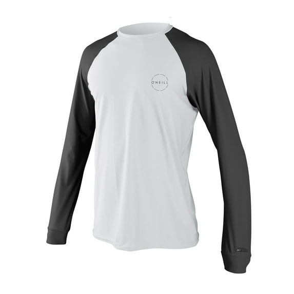 O'Neill men's Traveler 24/7 long sleeve sun shirt M White/graphite (5051)