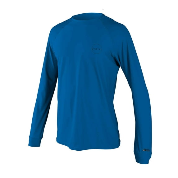 O'Neill men's Traveler 24/7 long sleeve sun shirt S Ocean/ocean (5051)
