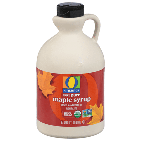 O O 100% Pure Organic Maple Syrup