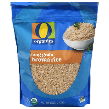 O O Long Grain Brown Rice 32 oz
