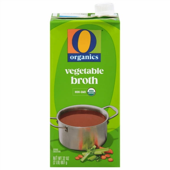 O O Organic Vegetable Broth USDA Organic 32 oz