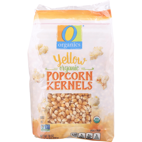 O O Organic Yellow Popcorn Kernels USDA Organic 30 oz