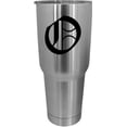 thumbnail image 1 of O Old English Monogrammed Etched 30oz Stainless Steel Tumbler, 1 of 1