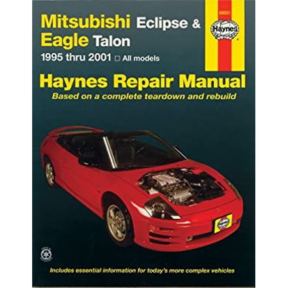 Pre-Owned Mitsubishi Eclipse & Eagle Talon 1995-2001 (Haynes Repair Manuals) (Paperback) 1563924412 9781563924415