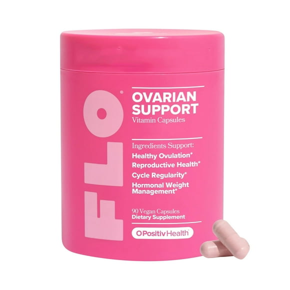 _OPositivFLO_ Ovarian Health Support - Hormone Balance for Women, Inositol Supplement with _DIM,Supports Healthy Ovulation, Cycle Regularity - 90 Capsules