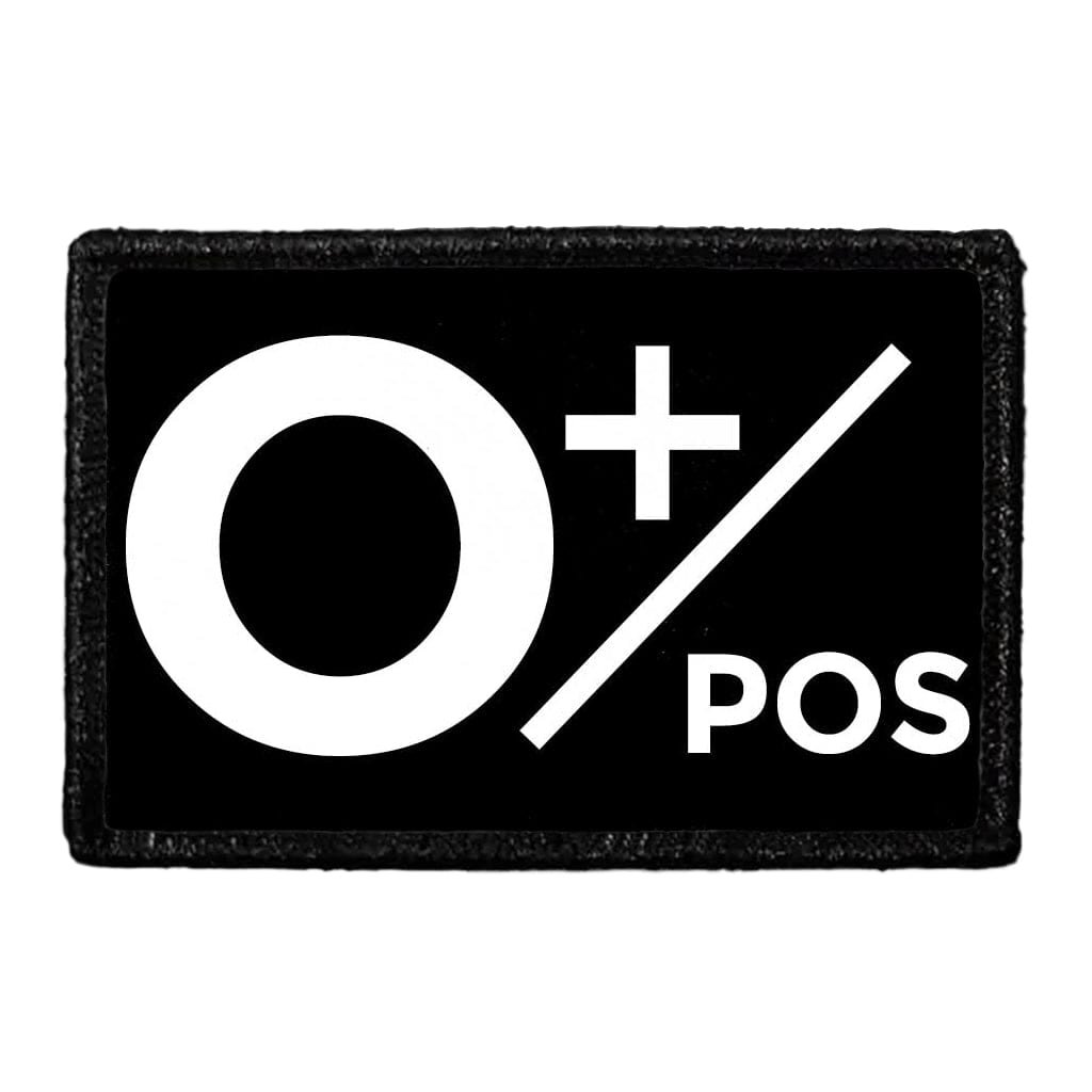 O+ Positive Blood Type - Removable Patch - Walmart.com