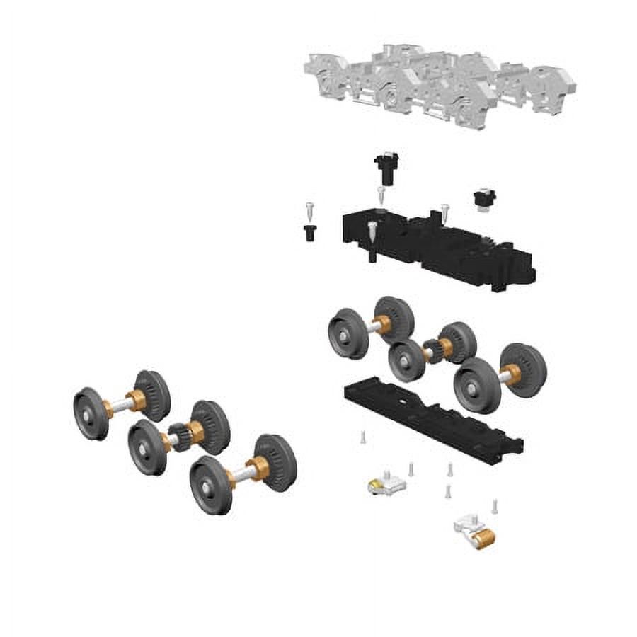 O ProtScale 3-2 6Whl Trk Whl Set Multi-Colored - Walmart.com