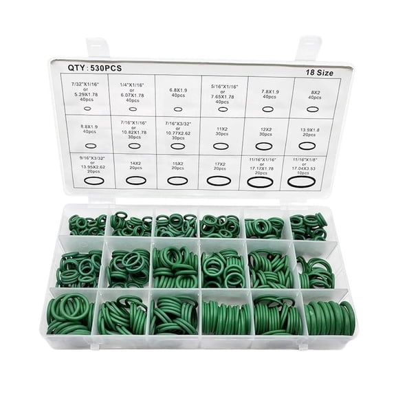 O-Ring Assortment Kit Set Nitrile Rubber High Pressure O-Rings NBR Sealing Kit for Plumbing Automotive and Faucet Repair O-Rings