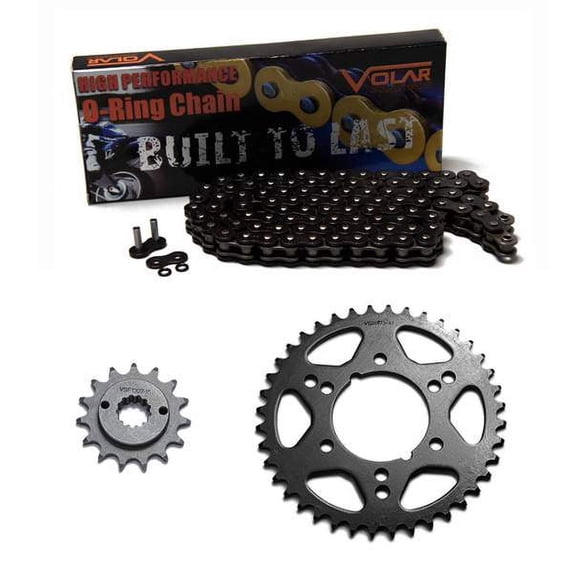 O-Ring Chain and Sprocket Kit Black 520 conv 1998-2002 Kawasaki Ninja ZX6R ZX600