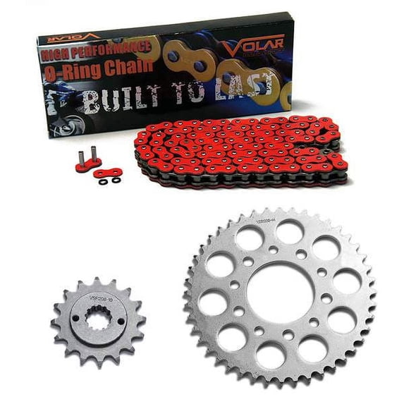 O-Ring Chain and Sprocket Kit Red 1993-2007 Honda Shadow VLX 600 VT600CD Deluxe