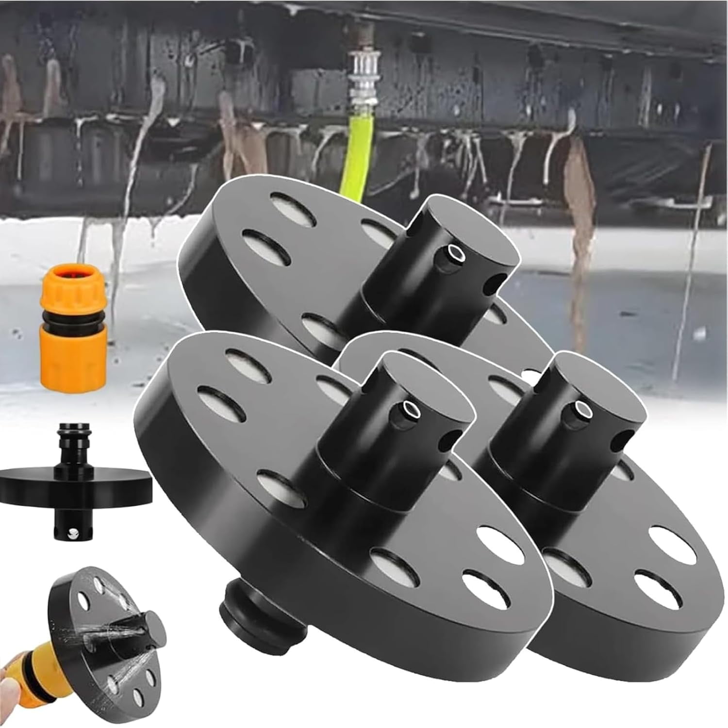 O-Ring Chassis Cleaner Flusher Kit - 360° Spinning Düse Entworfen