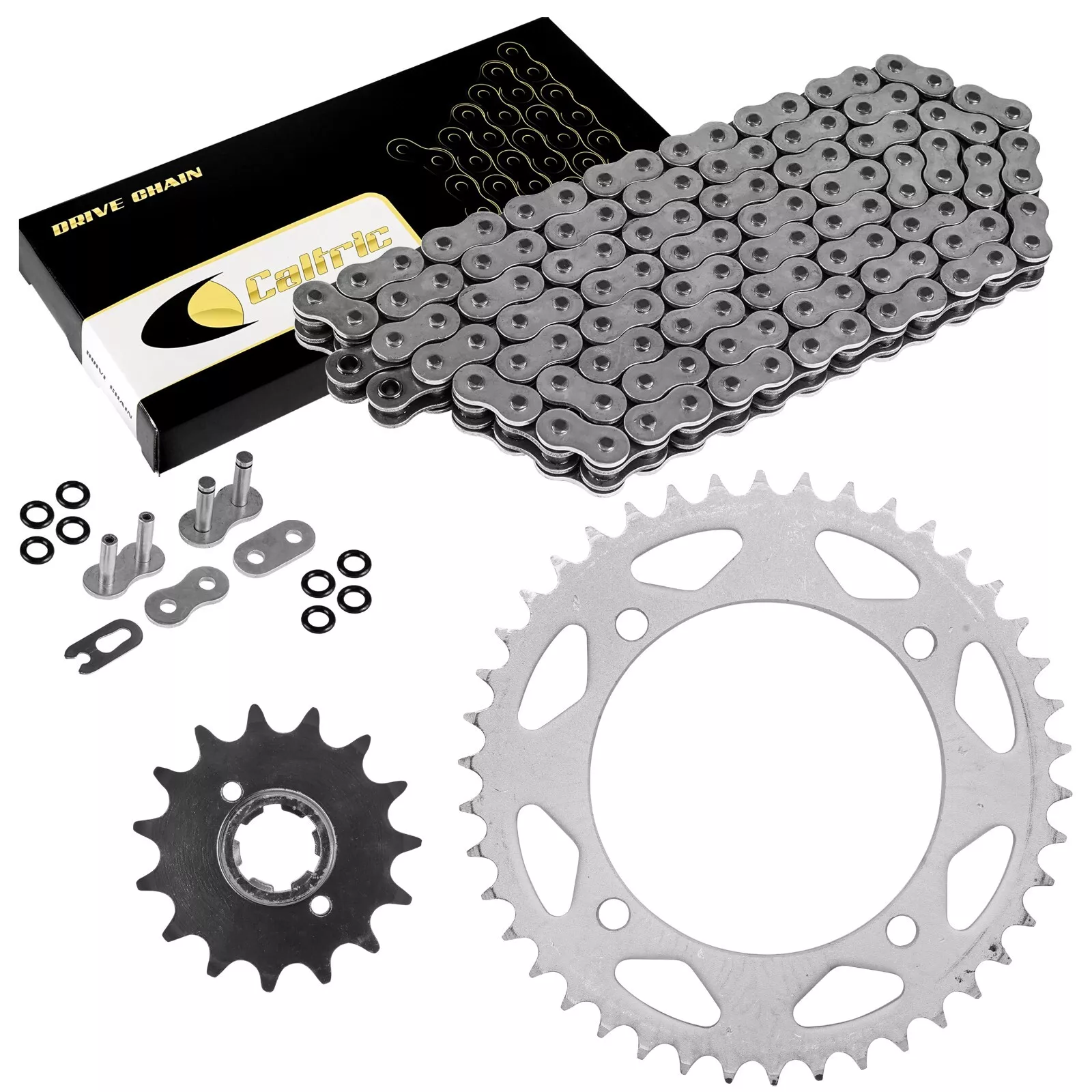 600 Chain O-Ring Drive Chain & Sprockets Kit for Yamaha XT600 1984-1989 - Walmart.com