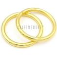 thumbnail image 1 of O-Ring Findings Metal Non-Welded O Rings for Belts Bags Landyard DIY Leather Hand Craft (1-1/2" x 10 pcs, Gold), 1 of 6