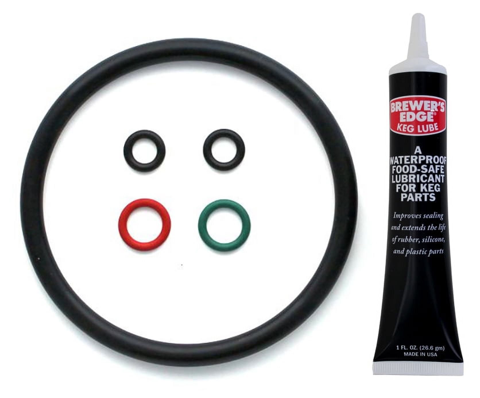 Universal O-Ring & Gasket Set For 10 Homebrew Kegs - Includes Silicone Post Seals For Ball & Pin Lock