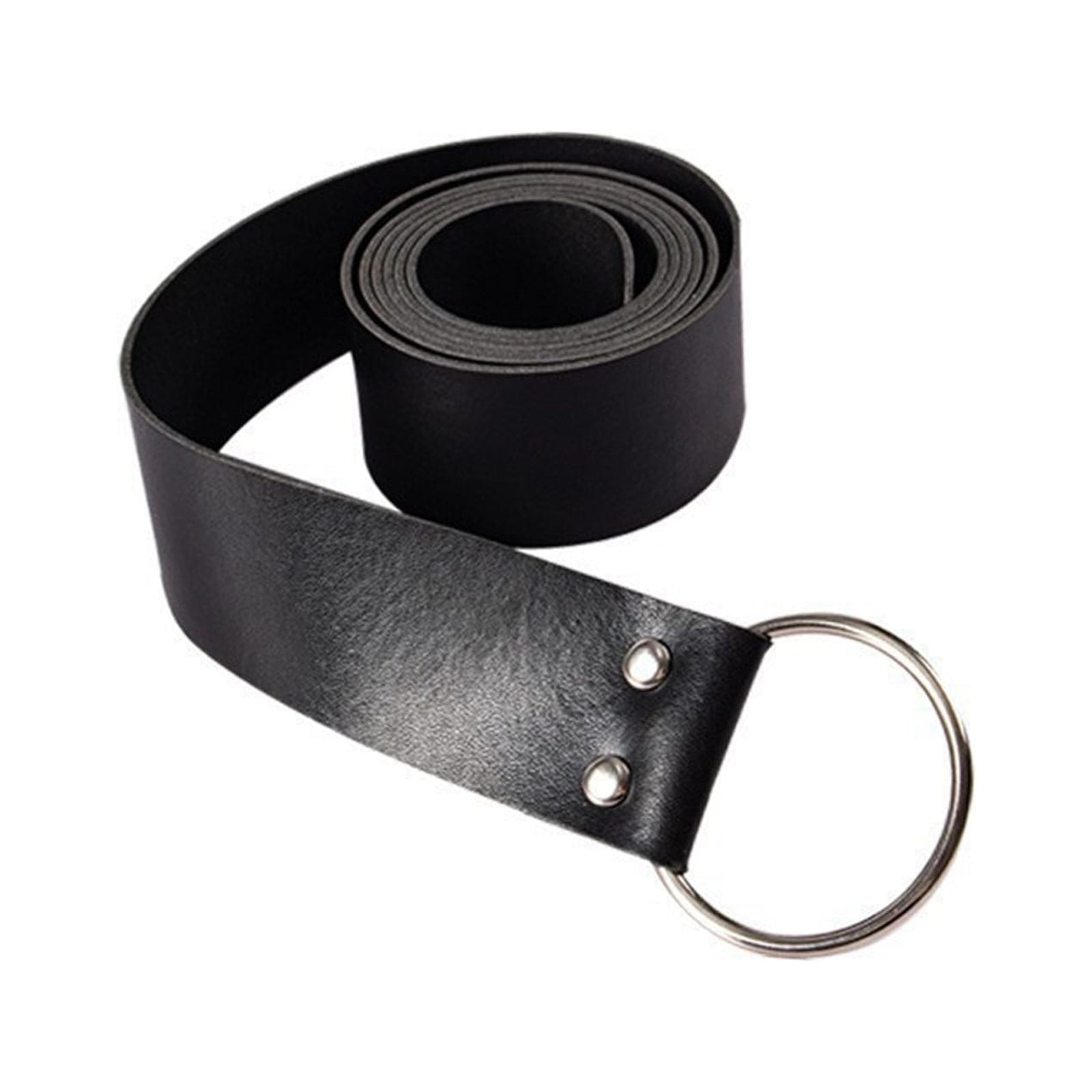 O Ring Leather Belt Gothic Belt for Men Leather Belt Belt for Belt Ren