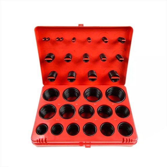 O-Ring Repair Kit Assortment Nitrile Rubber 70A - 382 Pieces in 30 Sizes for Plumbing and Automotive Use