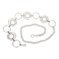 thumbnail image 1 of O-Ring Rhinestone Circle Metal Chain Belt, 1 of 1