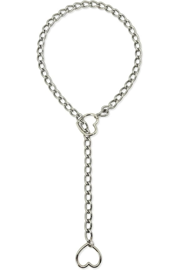 O-Ring Slip Chain Necklace For Women, Handmade Punk Rock Cuban Adjustable Lariat Y-Necklcae Jewelry