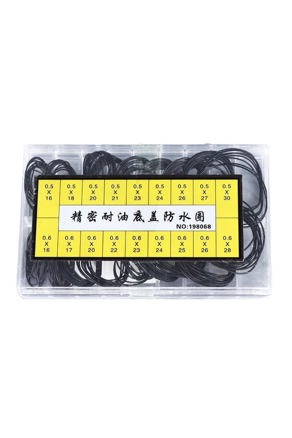 O Ring Watch Back Gasket, O Ring Watch Gasket Watch Repairing 18 Types Rubber 180 Pieces Oil Resistance For Perfect Matching For Watchmakers