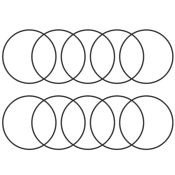 O-Rings Nitrile Rubber 130.2mm x 135mm x 2.4mm Seal Rings Sealing Gasket 10pcs