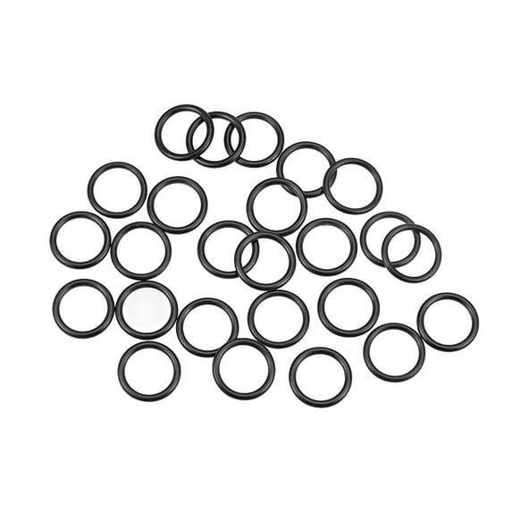 O-Rings Nitrile Rubber 15mm Inner Diameter 20mm OD 2.5mm Width Round Seal Gasket 25Pcs