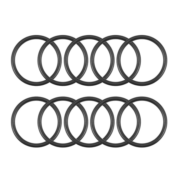 O-Rings Nitrile Rubber 16mm Inner Diameter 19.6mm OD 1.8mm Width Round Seal Gaskets 10Pcs