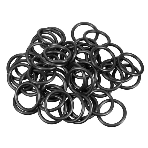 O-Rings Nitrile Rubber 17.2mm x 22mm x 2.4mm Seal Rings Sealing Gasket 50pcs