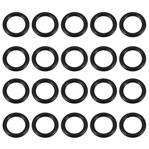 O-Rings Nitrile Rubber 18mm Inner Diameter, 25mm OD, 3.5mm Width, 20 Pack