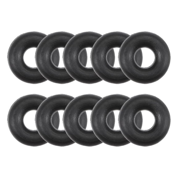 O-Rings Nitrile Rubber 2.6mm Inner Diameter 7mm OD 2.2mm Width Round Seal Gasket 10Pcs