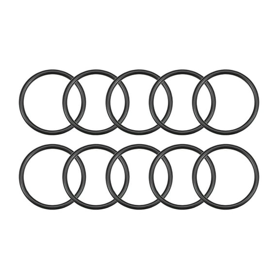 O-Rings Nitrile Rubber 28mm Inner Diameter 33mm OD 2.5mm Width Round Seal Gasket 10Pcs