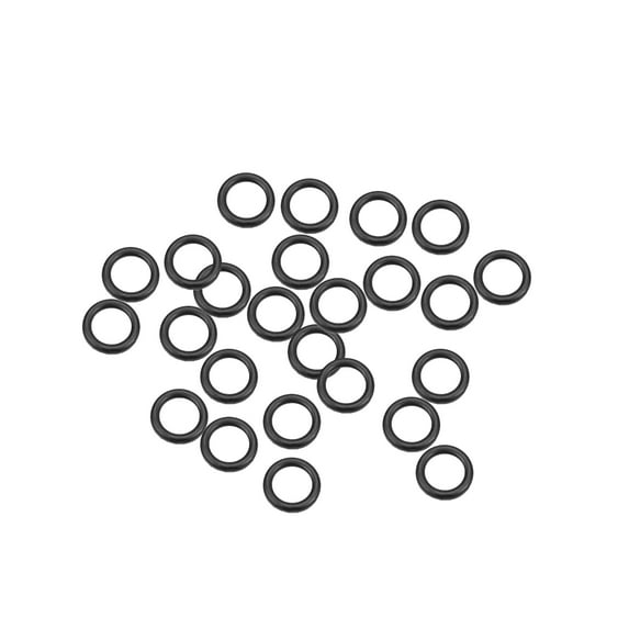 O-Rings Nitrile Rubber 3.5mm Inner Diameter 5.5mm OD 1mm Width Round Seal Gasket 25Pcs