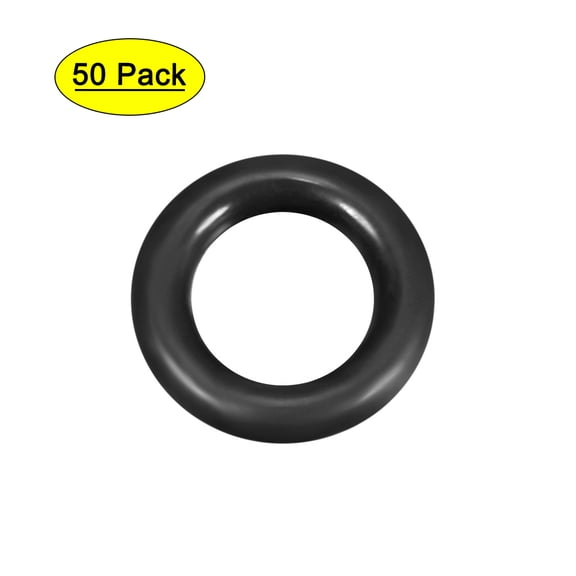 O-Rings Nitrile Rubber 4mm x 7mm x 1.5mm Seal Rings Sealing Gasket 50pcs