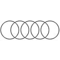 thumbnail image 1 of O-Rings Nitrile Rubber 90.2mm x 95mm x 2.4mm Seal Rings Sealing Gasket 5pcs, 1 of 3
