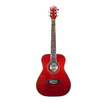 O S Half Size Acoustic SS Trans Red