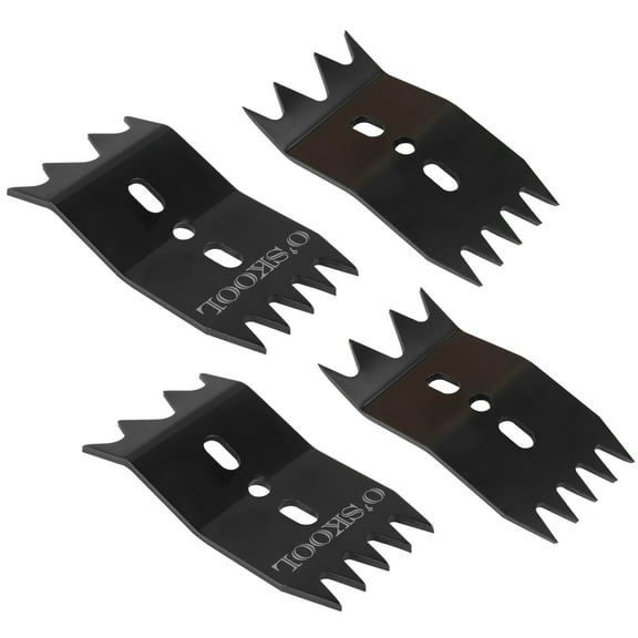 O'SKOOL 4-Piece Slab Clamping Dogs, Slab Flattening Dogs, 2 Designs with 4/5 Pointed Teeth - For Woodworking, CNC, Panel Processing