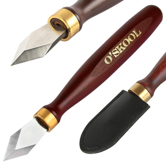 OSKOOL Marking Knife High Speed Steel Blade Beechwood Handle - Precision and Durability for Professional Woodworkers
