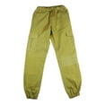 thumbnail image 1 of O-Sensual Unisex Basic Cargo Jogger Pants, Olive, XL, 1 of 8
