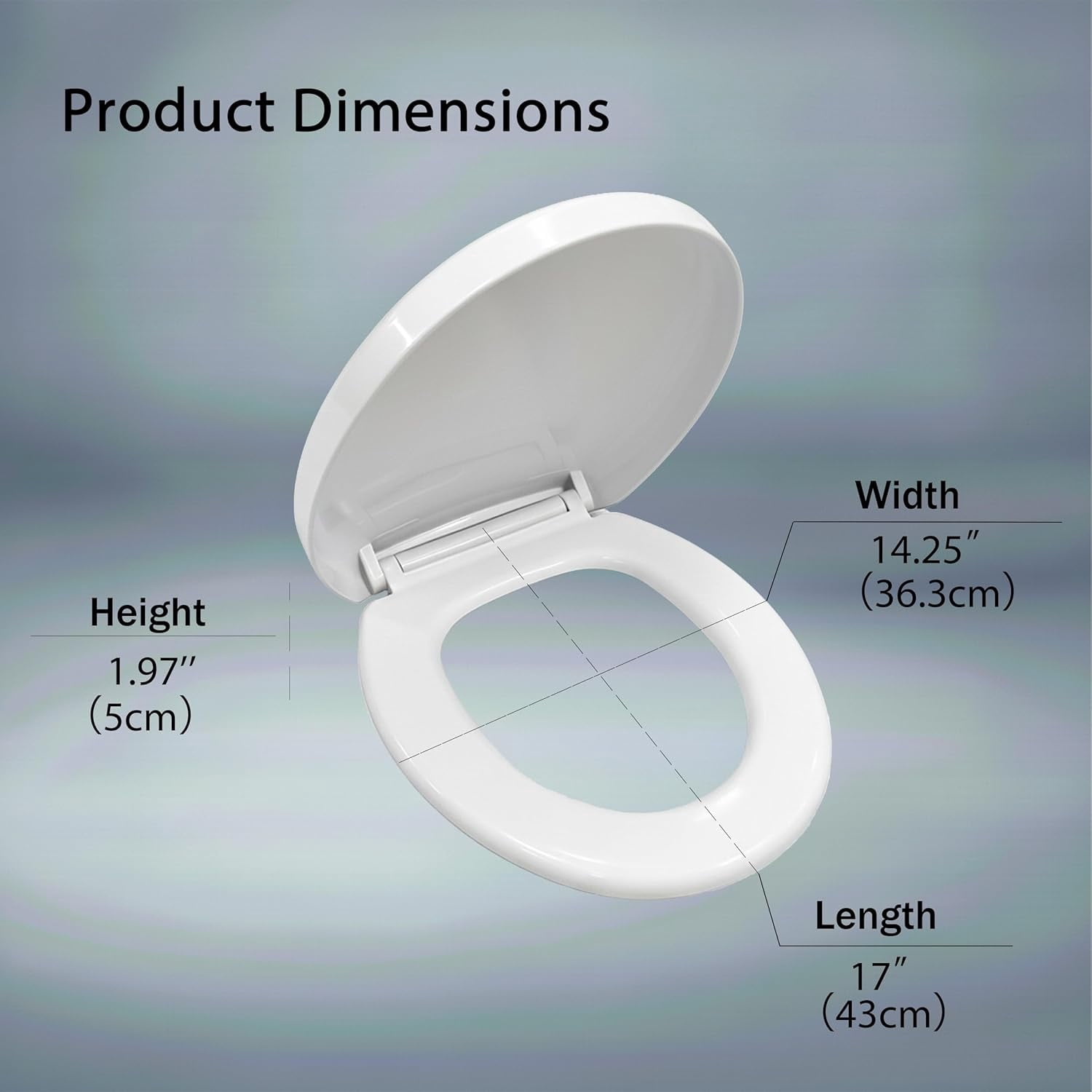 No Slam Toilet Seat