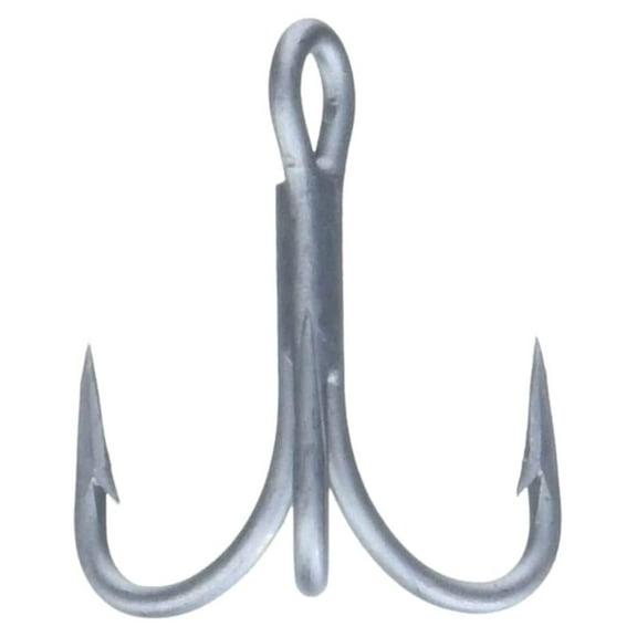 O'Shaughnessy Treble Short 4X Perma Steel Fishing Hooks - #2/0 - Corrosion Resistant - Saltwater & Freshwater - Bulk Pack Multi