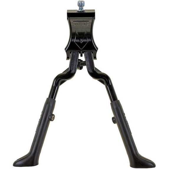 O-Stand Double Leg Adjustable Black Alloy Kickstand for 24"-29"
