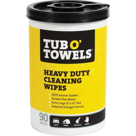 Unbranded Multi-Surface Cleaning Wipes Heavy Duty - 90 Count, 10" x 12"