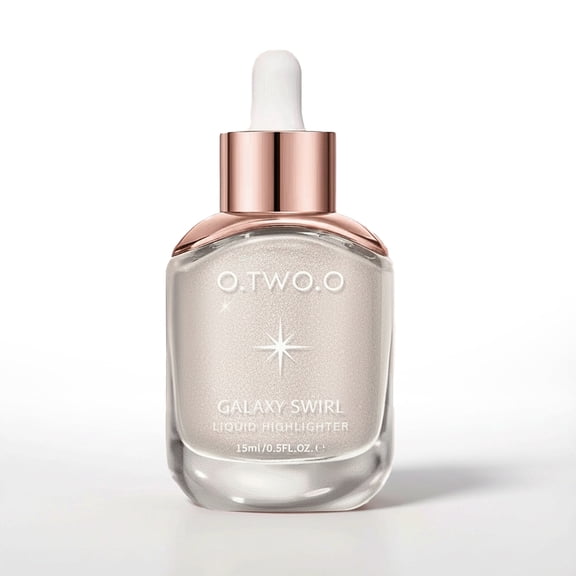 O.TWO.O 4 Colors 3D Gloss Glitter Liquid Highlighter - Long Lasting Hydrating Bronzer & Highlighter Makeup