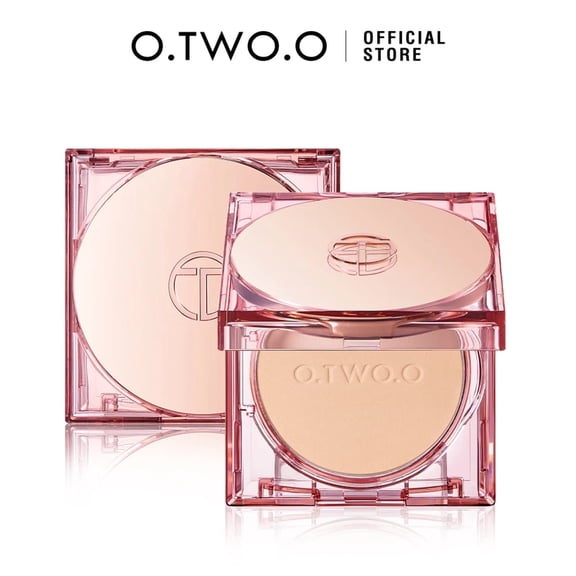 O.TWO.O Oil Control Matte Pressed Powder – Long-Lasting Setting Powder, 02- Natural Beige, Shine-Free Finish, Lightweight Compact