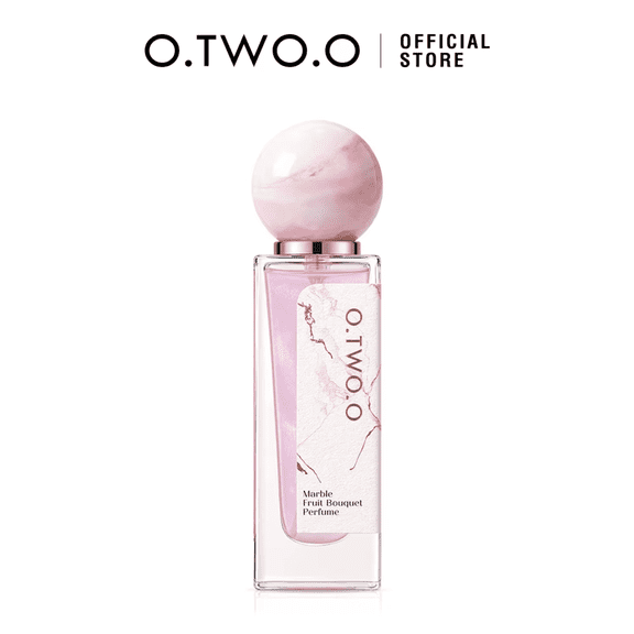 O.TWO.O Sunny Paris Marble Fruit Bouquet Perfume for Women, 25ml, 8H Fragrance with Strawberry, Peony, Jasmine, Vanilla, Musk & Patchouli Notes