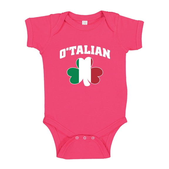 O'Talian Baby Bodysuit One Piece 6 mo Cyber Pink