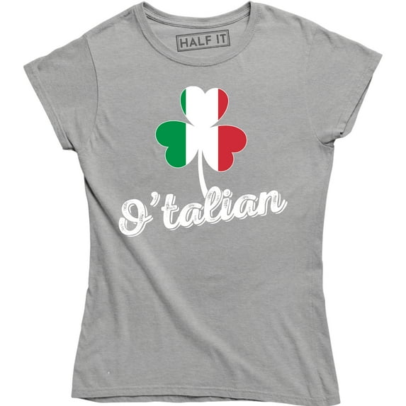 O'Talian Italy Irish Shamrock Flag St Patrick's Day Women's T-Shirt