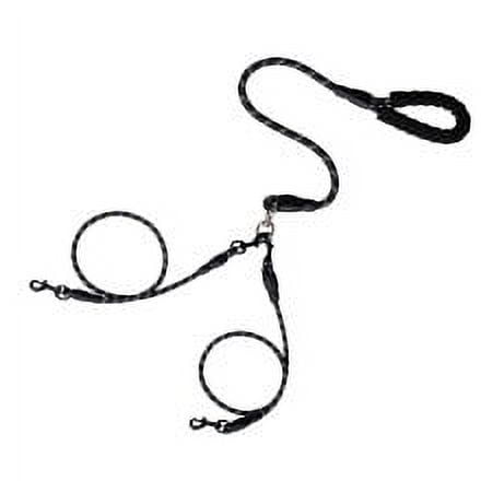 O-Tangles 2-Dog Leash, Heavy-Duty Rope Lead with Padded Handle & 360 ...
