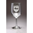 thumbnail image 1 of O'Tool Irish Coat of Arms Wine Glasses - Set of 4 (Sand Etched), 1 of 2