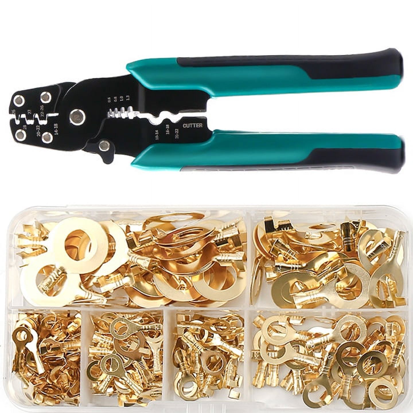 OType Crimp Terminal Cold Pressed Plating Round Lug Eyes Copper Cable