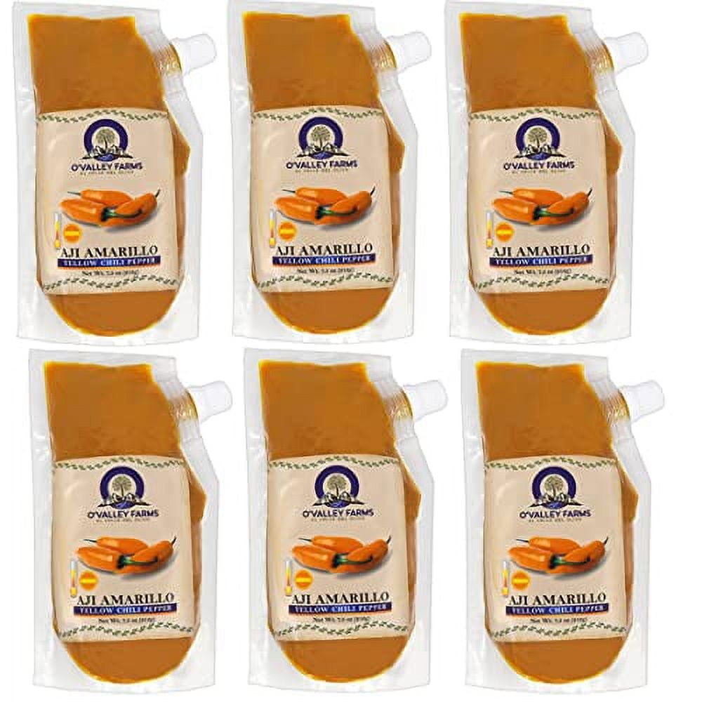 O'Valley Farms Aji Amarillo (Yellow Chili Pepper Paste), 7.5 oz